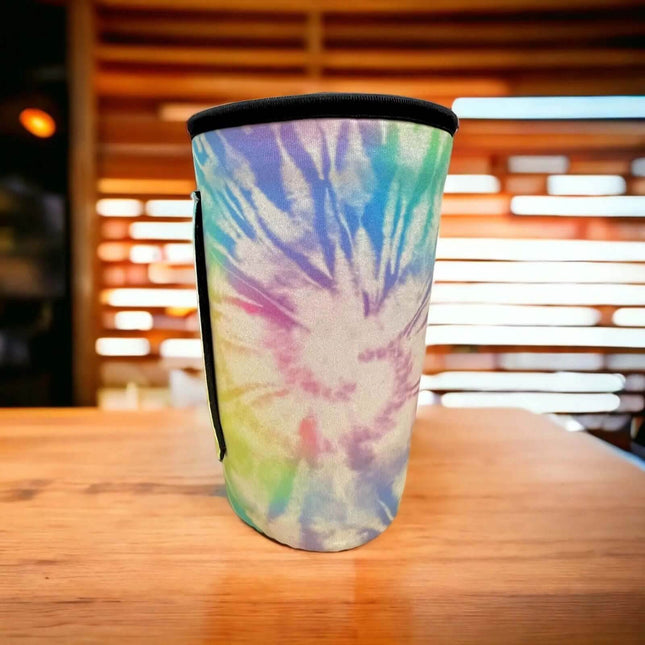30 OZ Pastel Tie Dye Cup Cover Sleeve - Sip Sleeves