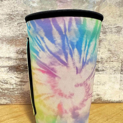 30 OZ Pastel Tie Dye Cup Cover Sleeve - Sip Sleeves