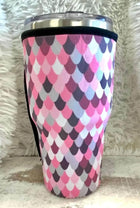 30 OZ Pink Mermaid Cup Cover - Sip Sleeves