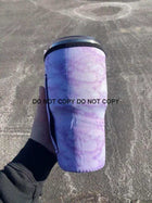 30 OZ Purple Marble Insulated Cup Cover - Sip Sleeves