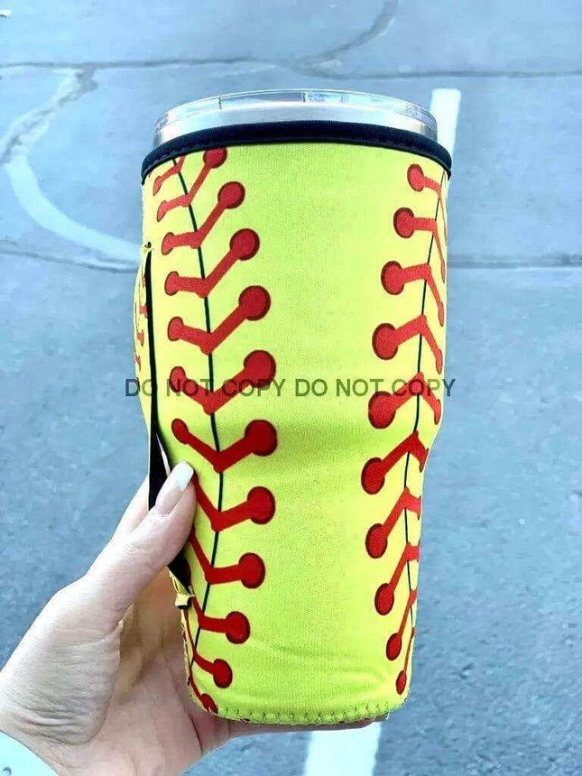 30 OZ SOFTBALL All Day ~ Insulated Cup Cover - Sip Sleeves