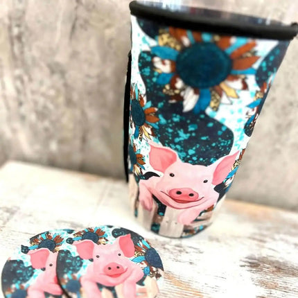 30 OZ Samuel The PIG Insulated Cup Cover Sleeve - Sip Sleeves