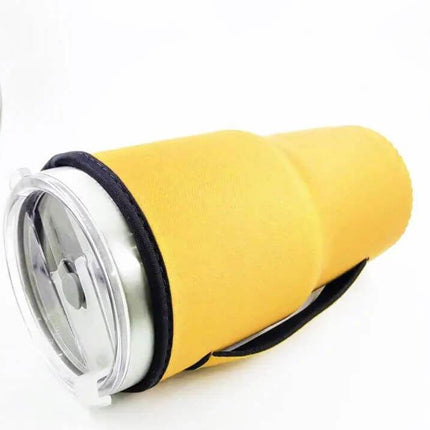 30 OZ Solid YELLOW Cup Cover Sleeve - Sip Sleeves