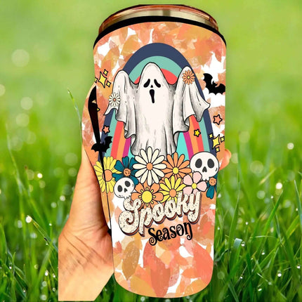 30 OZ Spooky Season Ghost Cup Cover Sleeve - Sip Sleeves