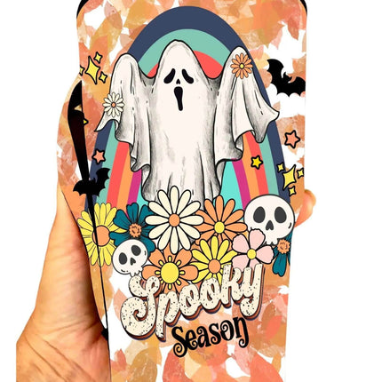 30 OZ Spooky Season Ghost Cup Cover Sleeve - Sip Sleeves