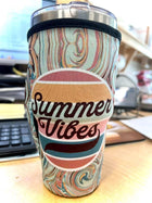 30 OZ Summer Vibes Insulated Cup Cover - Sip Sleeves