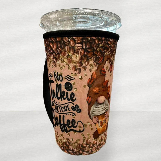30 OZ Talkie Coffee Gnome Insulated Cup Cover Sleeve - Sip Sleeves