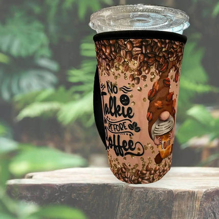 30 OZ Talkie Coffee Gnome Insulated Cup Cover Sleeve - Sip Sleeves
