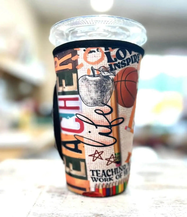 30 OZ Teacher Life Insulated Cup Cover - Sip Sleeves