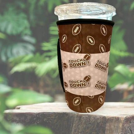 30 OZ TouchDown Football Insulated Cup Cover Sleeve - Sip Sleeves