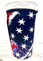 30 OZ USA Tie Dye Insulated Cup Cover Sleeve - Sip Sleeves