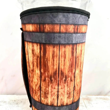 30 OZ Whiskey Barrel Insulated Cup Cover Sleeve - Sip Sleeves