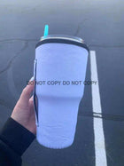 30 OZ White Cup Cover - Sip Sleeves