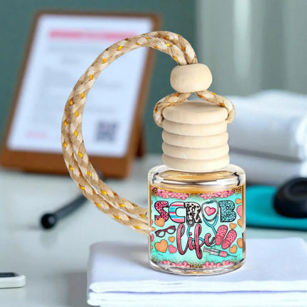 Scrub Life Nurse Car Diffuser - Custom Air Freshener  – USA-Made, Fragrance for Car & Home
