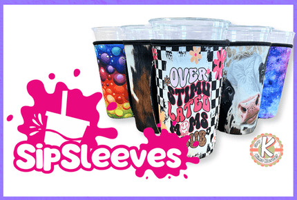 20 OZ Talkie Coffee Gnome Insulated Cup Cover Sip Sleeve Fits 20-32 OZ Cups - Sip Sleeves