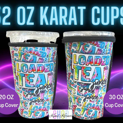20 OZ Talkie Coffee Gnome Insulated Cup Cover Sip Sleeve Fits 20-32 OZ Cups - Sip Sleeves