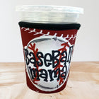 16 OZ Baseball Mama Insulated Cup Cover Sip Sleeve - Sip Sleeves