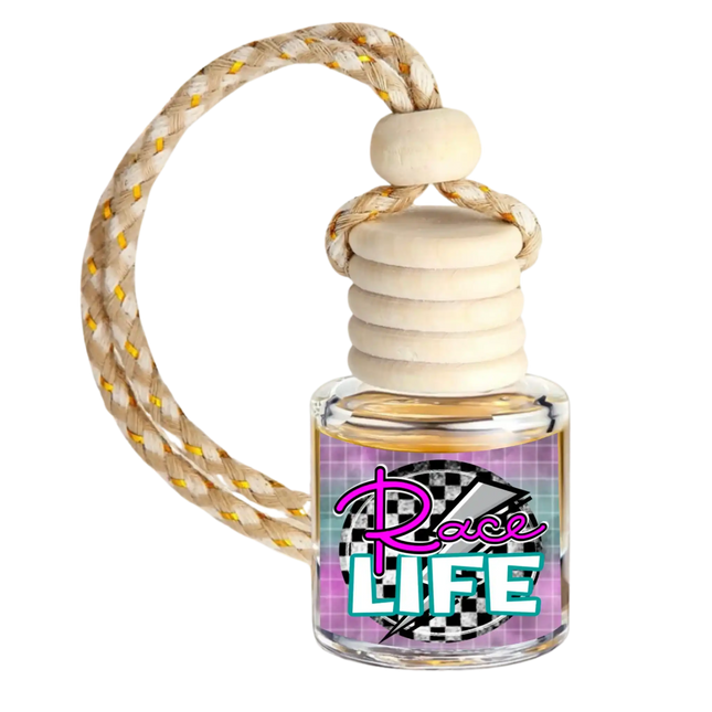 Race Life Fun Car Diffuser - Custom Air Freshener  – USA-Made, Fragrance for Car & Home
