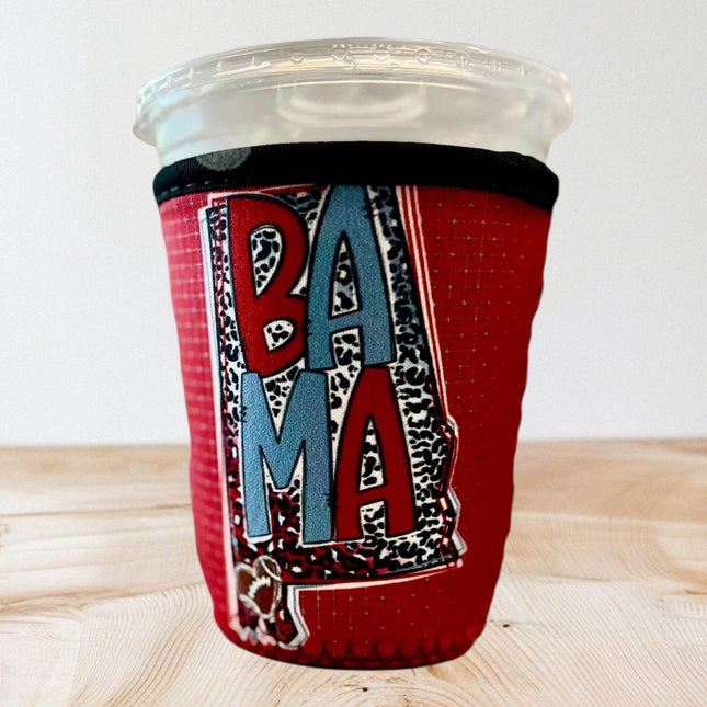 16 OZ ALABAMA Insulated Cup Cover Sip Sleeve - Sip Sleeves