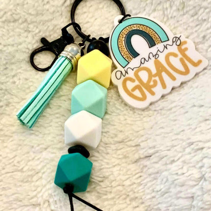 Amazing Grace ~ Custom Keychain *NEW & IN STOCK** - Sip Sleeves