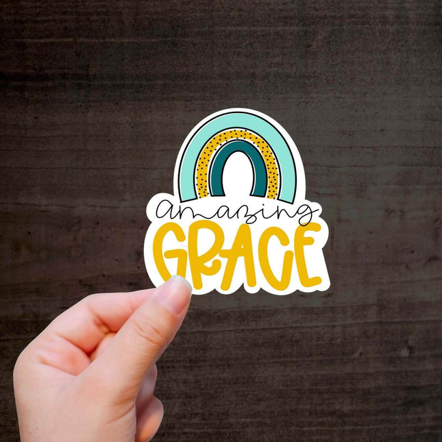 Amazing Grace 🌟 Exclusive Custom Vinyl Sticker 10 Pack - Sip Sleeves