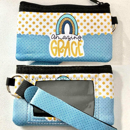 Amazing Grace ID Wristlet Wallet with Loop - Sip Sleeves