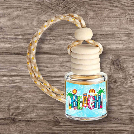 BEACH Lover Sea Salt & Orchid Scent Car Home Fragrance Diffuser Air Freshener Long Lasting Smell Oil Aroma - Sip Sleeves