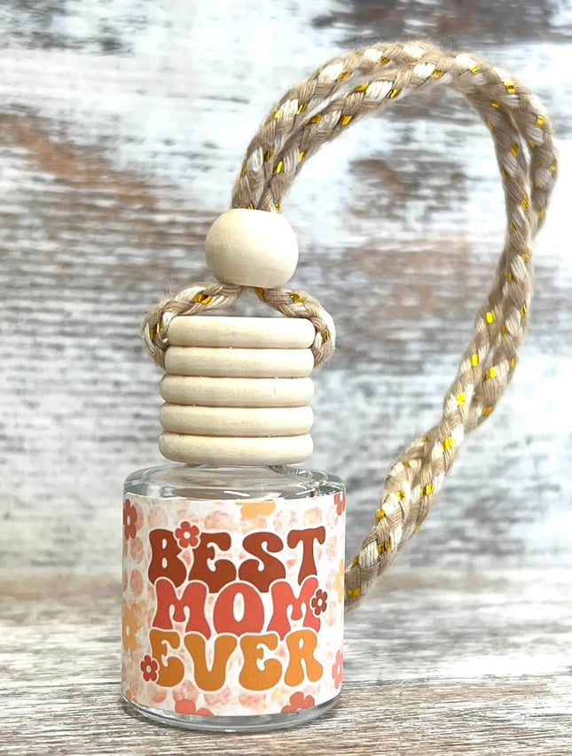 Best Mom Ever Pink Sands Scent Car Home Fragrance Diffuser Air Freshener - Sip Sleeves