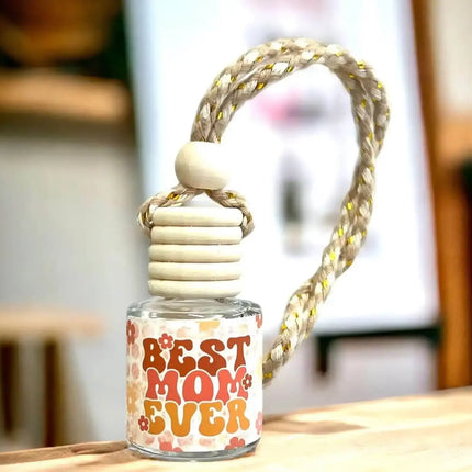 Best Mom Ever Pink Sands Scent Car Home Fragrance Diffuser Air Freshener - Sip Sleeves