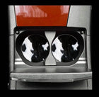Black Cowhide Neoprene Car Coaster Set for Cup Holder Absorbent Washable and Fun - Sip Sleeves
