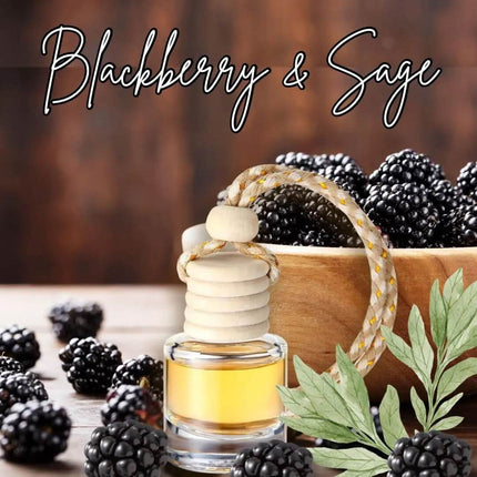 Blackberry & Sage Car Home Fragrance Diffuser All Natural Coconut Oil - Sip Sleeves