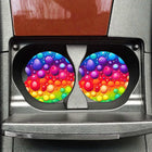 Bubbles Neoprene Car Coaster Set for Cup Holder Absorbent Washable and Fun - Sip Sleeves