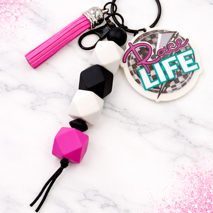 Race Life 🏁 ~ Custom Keychain