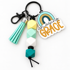 Amazing Grace ~ Custom Chunky Silicone Keychain