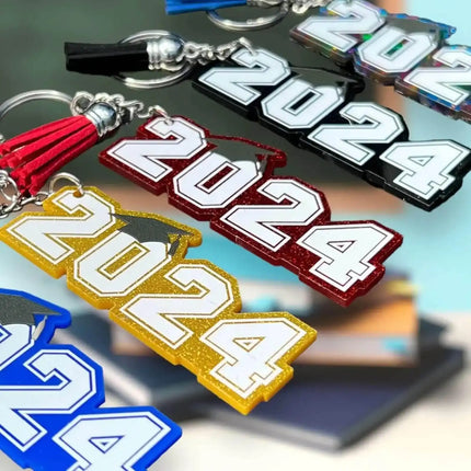 Class of 2024 Senior Keychains - Sip Sleeves