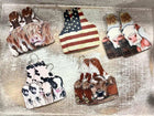 Cow Tag Drop Earrings - Sip Sleeves