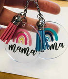 Cute Acrylic Mama Tassel Keychain ~ now in stock! - Sip Sleeves