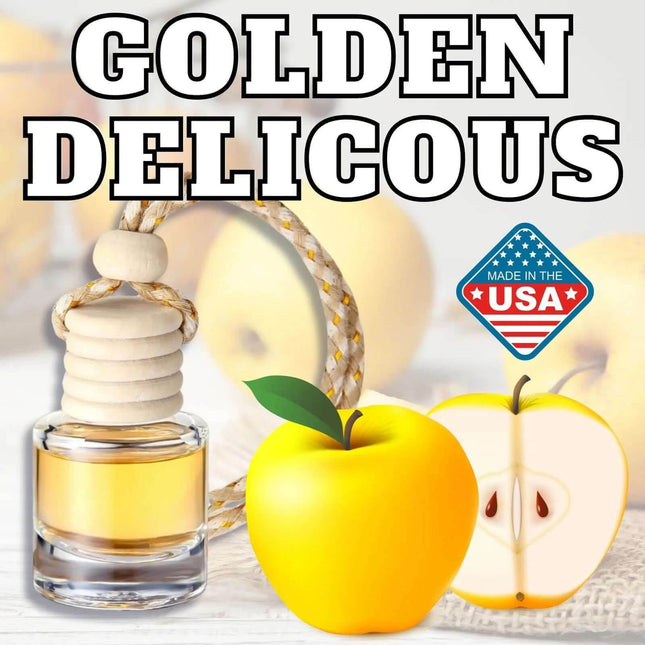 Golden Delicious Apple Car Home Fragrance Diffuser Air Freshener - Sip Sleeves