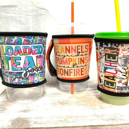 Handled Cup Sleeves Insulated & Vibrant - Sip Sleeves
