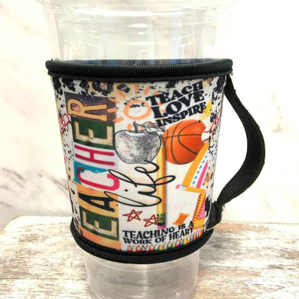 Handled Cup Sleeves Insulated & Vibrant - Sip Sleeves