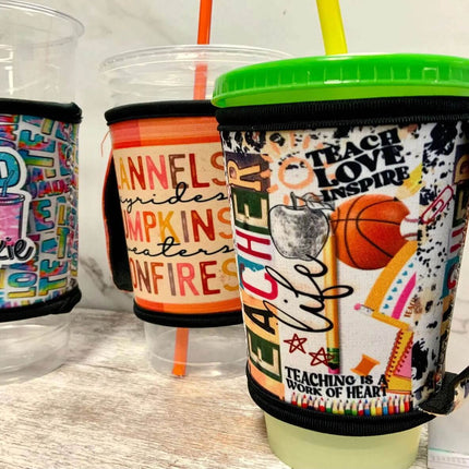 Handled Cup Sleeves Insulated & Vibrant - Sip Sleeves