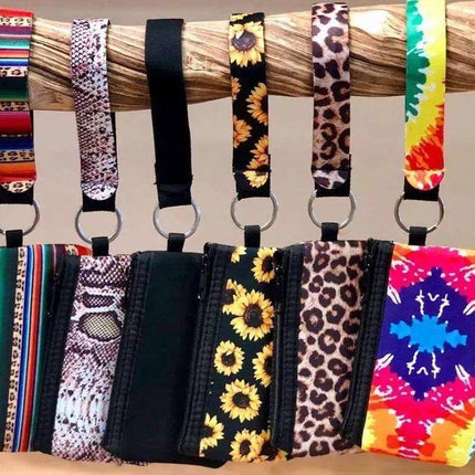 ID Wristlet Wallet w|keyring - Sip Sleeves