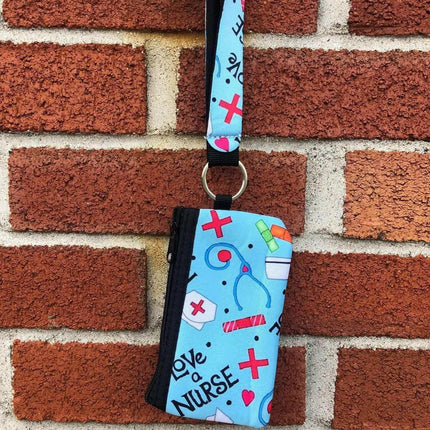 ID Wristlet Wallet w|keyring - Sip Sleeves