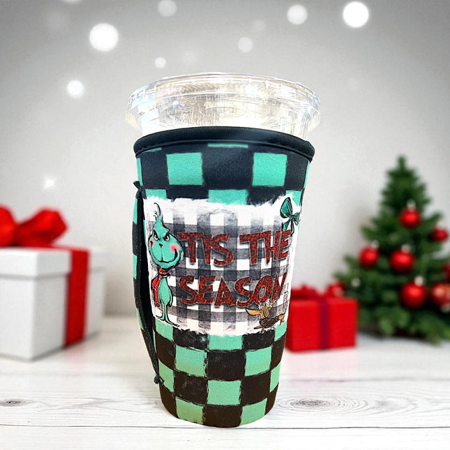 20 OZ Tis The Season Insulated Cup Sip Sleeve Fits 20-32 OZ Cups