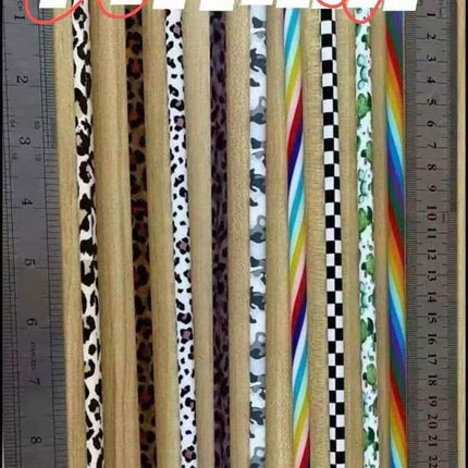 In Stock 9' Individually Wrapped Plastic Straws - Sip Sleeves