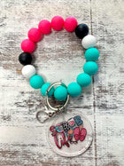 In Stock & Gorgeous 🩺 ~ Scrub Life Nurse Key Ring Bracelet - Sip Sleeves