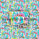 In Stock Now 6 inch Loaded Tea Junkie 🥤 Vinyl Sticker 10 Pack - Sip Sleeves