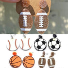 In Stock Now ~Acrylic Sports Earrings - Sip Sleeves