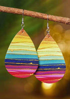 In Stock Now ~Tropical Tear Drop Earrings - Sip Sleeves