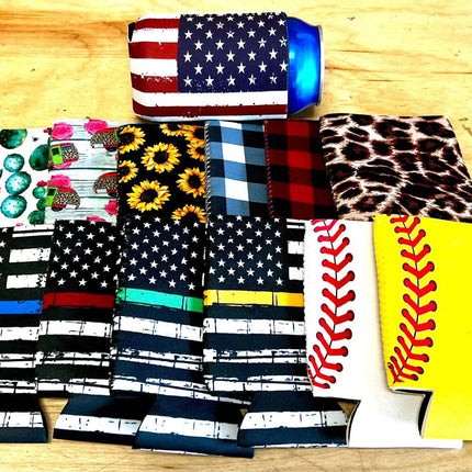 Insulated Regular Can Coolers ~ Vibrant & Fun! - Sip Sleeves
